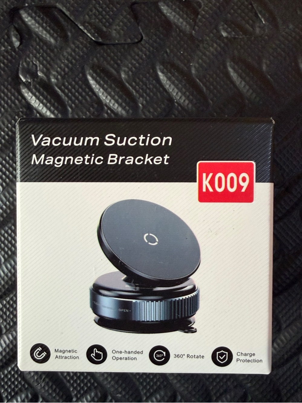 **New** Vacuum Suction Magnetic Bracket K009 - Black